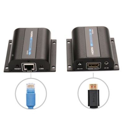 HDMI EXTENDER 50M BY CAT6 WITH IR - R SCAR RS-IRHD50M-6